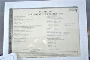 certificado de calibración